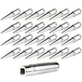 thumbnail image 4 of CCIYU Set of 24 Silver Spike Chrome Wheel lug Nuts + 1 Key for Cadillac for Chevrolet for Ford for GMC for Hummer for Jeep for Lincoln for Ram for Toyota 1988-2017 14×1.5 Drive Close End 4.5" Tall, 4 of 5