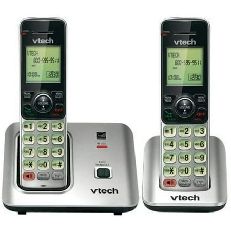 Holdings, Ltd Cs6619-2 Dect 6.0 Expandable Cordless Phone With Caller Id/call Waiting, Silver With 2 Handse, Vtech Cs6619-2 Dect 6.0 Expandable Cordless Phone.., By