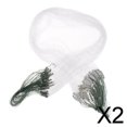 thumbnail image 1 of DYNWAVECA 2xing Gill Net Monofilament Small Mesh Gill Hole Size 2x2cm 2 Pcs, 1 of 10