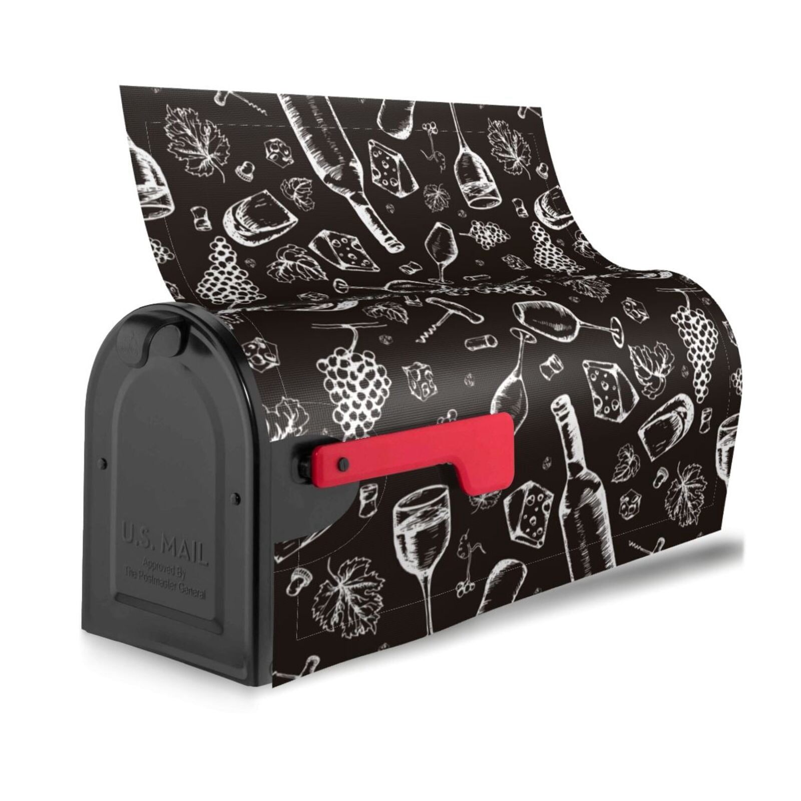 Kdxio Magnetic Mailbox Cover 21x18 in Mailbox Cover Outdoor Decoration Holiday Mailbox Covers for Home Garden Yard-21x18 in