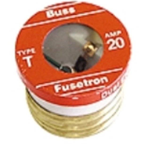 Eaton CooperBussman BPSA15 120V 5 A Rejection Base Plug Fuses, Dual