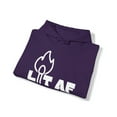 thumbnail image 4 of Lit AF Unisex Heavy Blend™ Hooded Sweatshirt, 4 of 4