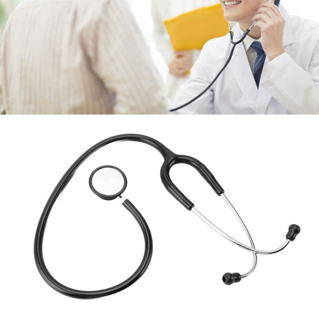 Lightweight Stethoscope, 360 Degree Rotate Adjustable Dual Head Stethoscope Portable Accurate Information for Home for Doctors