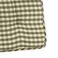 thumbnail image 3 of Klear Vu Gripper 16" x 15" Gingham Tufted Chair Cushion - Set of 2, 3 of 5