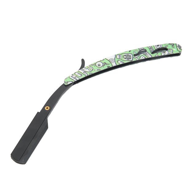 Maquinilla De Afeitar Recta, Verde, Eje Giratorio De 360 ??°, Afeitadora Manual, Maquinilla De Afeitar Recta Doblada, Profesional Para Hombres, Para El Hogar, Para El Salón ANGGREK Otros