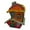 Orange, variant on Ceimmolca Wooden Handmade Birdhouse Whoville Wood Decorative Large Blue Bird Houses Nests For Outside With Pole Hanging Cedar House Kits Owl Wren Nesting Box Outdoors Tree, Pink