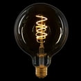 thumbnail image 2 of Xtricity G40 Globe Edison Spiral LED Bulb, 7W (40W Eqv), Dimmable, E26, UL Listed, 2 of 6