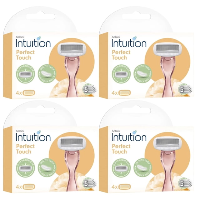 Cartuchos Schick Intuition Perfect Touch Paquete de 16 con 5 Cuchillas