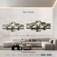 thumbnail image 4 of Elephant Stock Vintage Airplane Wall Art - Horizontal Multi Panel Canvas - Living Room Wall Decor - Transportation Multi Panel - Brown And Gray Decor - 80" x 36", 4 of 8