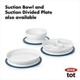 thumbnail image 6 of OXO TOT Stick & Stay Suction Divided Plate, Navy, 6 of 8