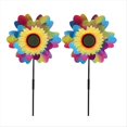 thumbnail image 1 of Ponheels de Color Arcoíris Brillantes, Ruedas de Viento, Spinner de Viento para Regalos de Jardín, Césped, Ruedas de Viento, 1 of 6
