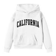 thumbnail image 3 of Tiijoy Big Girls Casual Sports Hoodie California Print Pullover Hooded Sweatshirt, Sizes 7-8, 3 of 3