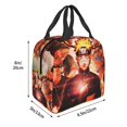 thumbnail image 3 of NARUTO Cartoon Anime Lunch Bag Reusable Portable Lunch Box Picnic Bag Shopping Bag Movie Portable Fruit Rice Bag Snack Storage Bag, 3 of 7