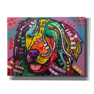 Epic Graffiti 'Nugget' by Dean Russo, Giclee Canvas Wall Art, 16"x12"