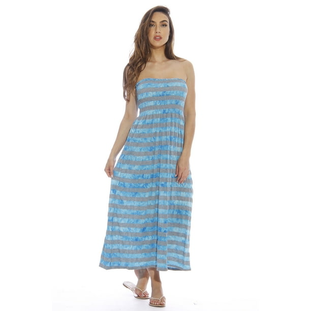 Just Love - Plus Size Maxi Dress / Summer Dresses for Women (Turquoise ...
