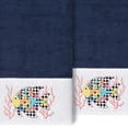 thumbnail image 3 of Linum Home Textiles 2-Pieces Tropical Fish Turkish Cotton Bath Towels, 27" x 54", Blue, 3 of 4