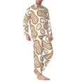thumbnail image 2 of Sikiie Peanuts7 Mens Pajama Set, Soft Warm Long Sleeve Sleepwear, Cozy Button-Down Pjs for Men-X-Large, 2 of 7