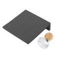 thumbnail image 4 of Juego de manipulación de café, mango de haya de 58mm, martillo de café, tapete de apisonamiento en relieve para café en casa, negro, 4 of 14