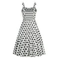 thumbnail image 4 of Retro Swing Dresses for Women 1950s Vintage Rockabilly Clothes Pinup Clothing Party Dress, 4 of 5