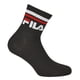 thumbnail image 2 of FILA Calcetines unisex, 6 Pares de Quarter - Calcetines cortos, Sport, Puño con Logo, uni Negro 39-42, 2 of 3
