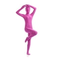 thumbnail image 4 of Chicos rosados, disfraces de Zentai personalizados de Joji rosado, traje de gato, disfraces de Halloween, mono para adultos, cremallera en la entrepierna, ojos abiertos, boca abierta, 4 of 5