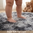 thumbnail image 4 of YEERSWAG 4'x4' Round Rugs for Bedroom,Fluffy Circle Rugs for Living Room,Home Decor Shaggy Carpet Fuzzy Plush Rug, 4 of 8