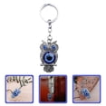 thumbnail image 2 of Llavero con forma de búho, colgante de búho, bolso de mal de ojo, decoración colgante, llavero de aleación de zinc, 2 of 8