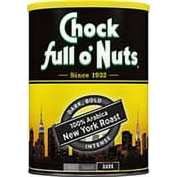 Chock Full o’Nuts® 100% Arabica New York Roast Ground Coffee, Dark Roast, 10.5 oz. Can
