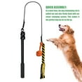 thumbnail image 3 of Retractable Dog Interactive Stick Extendable Flirt Pole Funny Chasing Tail Teaser and Exerciser for Pets, 3 of 8