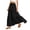 Black, variant on felwors Tiered Maxi Skirt – Women’s Boho Flowing Midi Skirt (Pink, L)