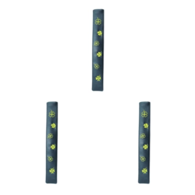 Advancent Golf Alignment Stick Cover cuatro tréboles Cuero de alta negro cuatro hojas Type1 NO1