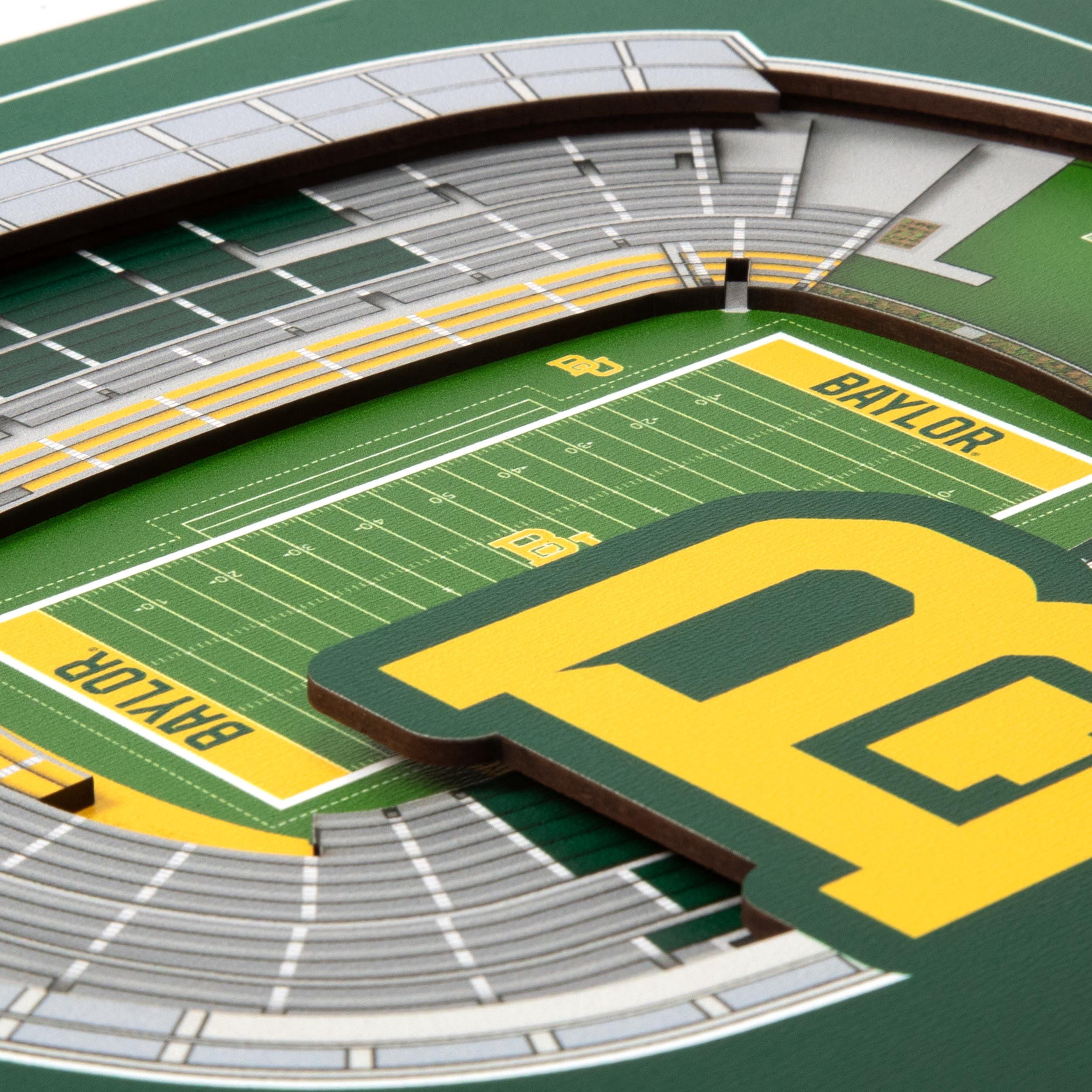 YouTheFan NCAA Baylor Bears Stadium Series 3D Wall Art