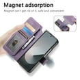 thumbnail image 2 of Designed for Samsung Galaxy Z Fold 5 Wallet Case, Magnetic Detachable PU Leather Flip Case with Card Holders Support MagSafe Kickstand Phone Cover RFID Blocking Anti-drop for Samsung Z Fold 5,Purple, 2 of 8