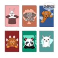 thumbnail image 1 of Tarjetas surtidas y decorativas con sobres y pegatinas, paquete de 24 tarjetas de cumpleaños surtidas con purpurina y papel metalizado con sobres y pegatinas, paquete de tarjetas de cumpleaños con, 1 of 6