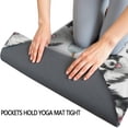thumbnail image 3 of 74x26 Inch Yoga Towel, Sweat Absorbent Non-Slip Mat for Hot Yoga, Pilates & Fitness,Border Collie Bell Tomato White Pattern, 3 of 5