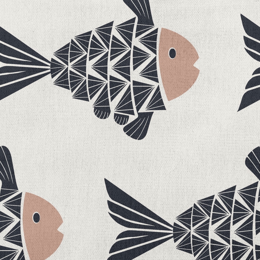 Simply Daisy 26" x 26" Fish Tales Nautical Decorative Indoor Pillow
