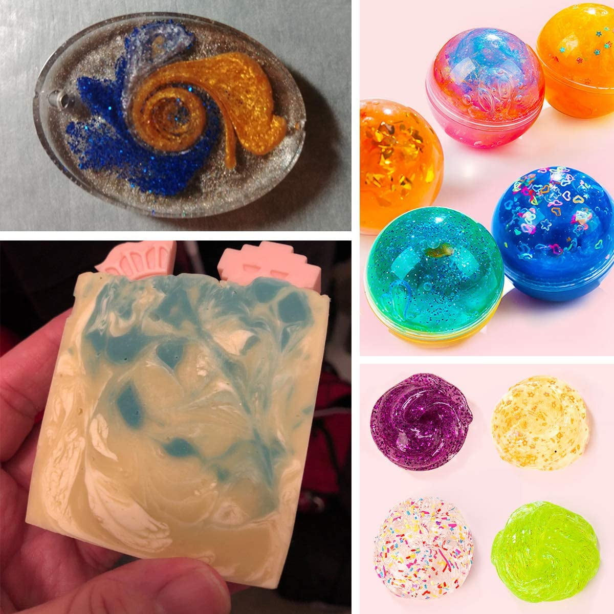 SEISSO Mica Powder for Epoxy Resin Color Pigment Dye Soap Mold