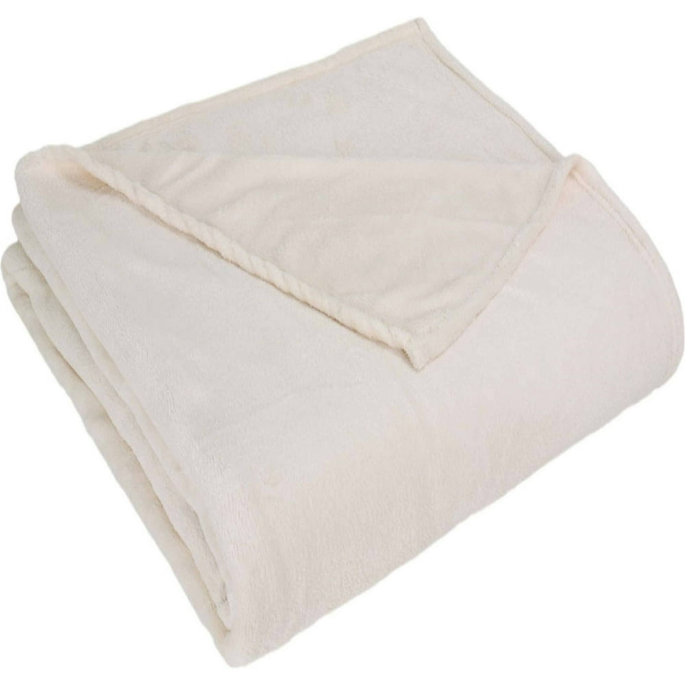All Seasons Plush Solid Blankets