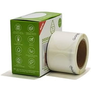 L LIKED White Dissolvable Label, Dissolvable Canning Label, 1 1/2" x 2 1/2" (Roll of 120) 2 Rolls