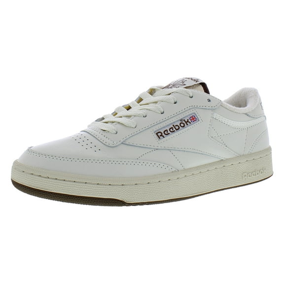 Reebok Club C 85 Vintage Unisex Shoes Size 8.5, Color: Chalk/Paper White/Brush Brown