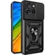 thumbnail image 1 of wonima11 for Motorola Moto Edge 50 Neo 5G Case with Slide Camera Lens Cover & Ring Kickstand, Military Heavy Duty Full Body Shockproof Protective Cover Case for Moto Edge 50 Neo 5G SJ Black, 1 of 1