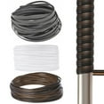 thumbnail image 4 of 120ft Plastic Rattan Repair Kit Flat Wicker for DIY Patio Furniture Restoration in Gray, 4 of 4