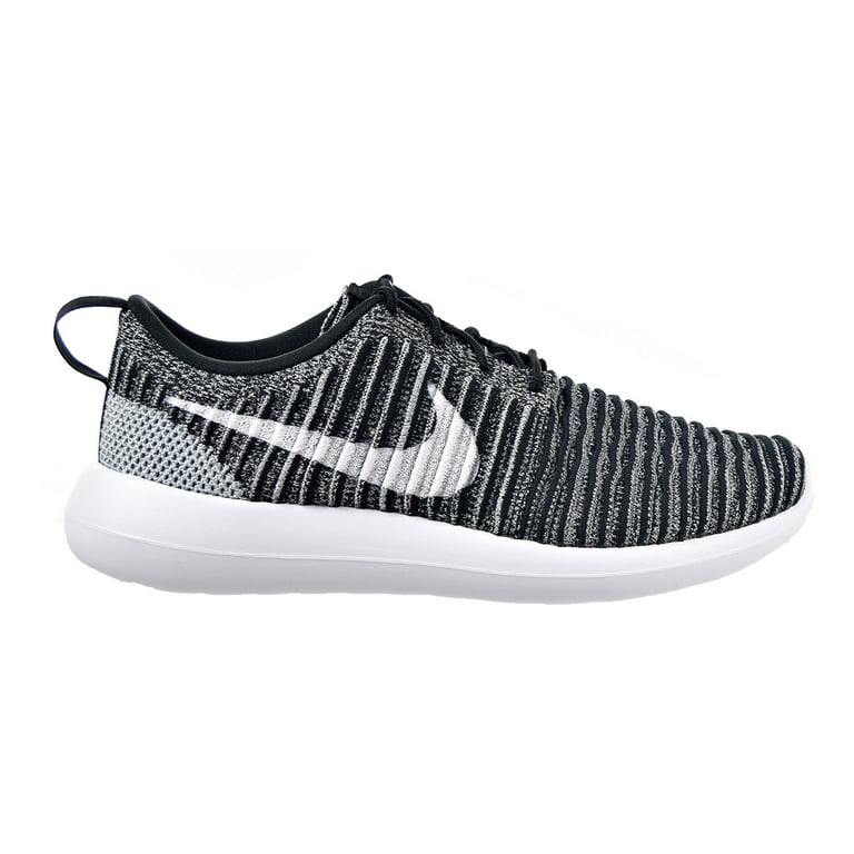 Nike Roshe Two Flyknit Men's Shoes Black/White/Wolf Grey 844833-007