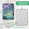 thumbnail image 6 of Yayeee Pot Holders Kitchen Heat Resistant with Pocket 7"x9.8" Cotton Oven Cooking Hot Pads, Moonlight Forest, 6 of 7