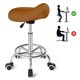 thumbnail image 1 of Taburete YEEZEE ergonómico cómodo con ruedas, color marrón, 1 of 9
