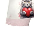 thumbnail image 5 of Happy Valentine's Day British Shorthair Brings Love Heart All Over Print Boxer Briefs Underwear for Men Dad Cat Lover Kitten Owner Gifts - 02028, 5 of 6