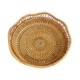 thumbnail image 1 of Cesta de frutas Kaireo en liquidación, cestas de frutas, cuencos de mimbre para almacenar, cestas tejidas naturales para servir, cestas decorativas para organizar la encimera de la cocina, plato de, 1 of 8