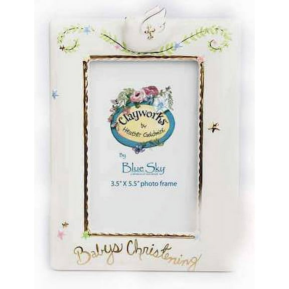 Baby's Christening Frame - Clayworks