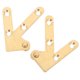 thumbnail image 2 of 4 piezas Bisagra de puerta oculta ajustable Bisagra de pivote oculto invisible Bisagras de eje hacia abajo para puertas de armario Puertas del gabinete, 2 of 4