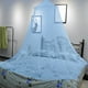 thumbnail image 4 of Mosquitera de techo tipo domo de poliéster para cama | Dosel redondo de malla antiinsectos | Barrera transpirable contra insectos para uso en interiores, dormitorios y habitaciones., 4 of 7